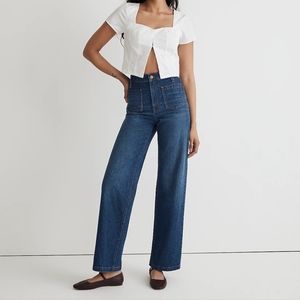 Madewell The Perfect Vintage Wide-Leg Jean in Caronia Wash size 28